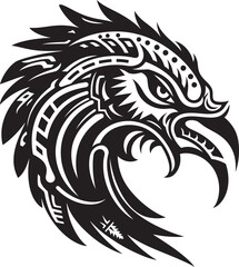 Quetzalcoatls Majesty Symbolic Emblem in Vector Iconic Feathered Serpent Quetzalcoatl Logo Design