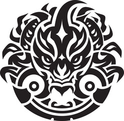Mythical Feathered Being Quetzalcoatl Symbol Vector Icon Aztec Culture Legacy Quetzalcoatl Logo Design Emblem