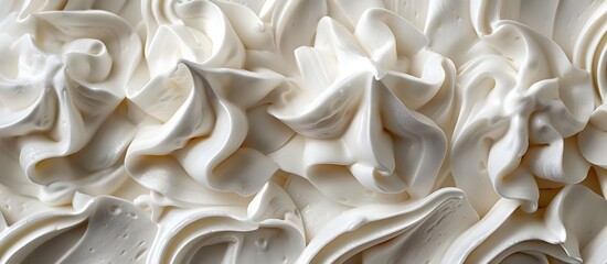 Whipped Cream Texture. Vintage Paper Texture
