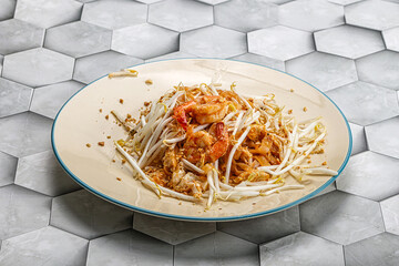 Pad thai - noodle with shrimps