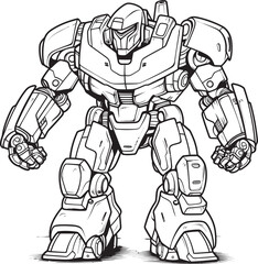 Macha Warrior Legacy Futuristic Emblem in Space Techno Ronin Vanguard Sci Fi Mech Warrior Logo