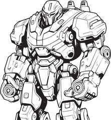 Macha Warrior Legacy Futuristic Emblem in Space Techno Ronin Vanguard Sci Fi Mech Warrior Logo