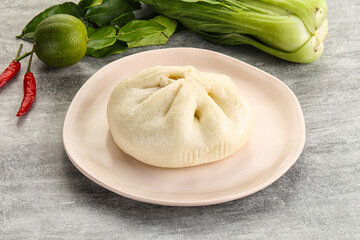 Chinese steamed bun Dim sum
