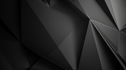 A black and white image of a triangle with a black background