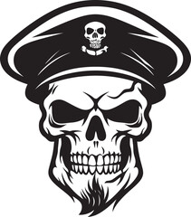 Skull Battalion Icon Military Special Forces Emblem Commando Skull Brigade Tactical Beret Design