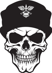 Beret Warrior Insignia Elite Special Ops Icon Elite Skull Troop Tactical Military Emblem