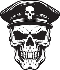 Commando Skull Beret Military Division Emblem Icon Elite Beret Skull Special Operations Insignia Logo