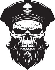 Elite Beret Skull Special Operations Insignia Logo Skull Commando Beret Elite Military Emblem Design