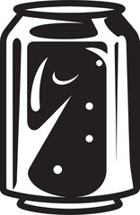 Fizzy Frenzy Refreshing Beverage Icon Vector Quenching Thirst Soda Can Logo Design