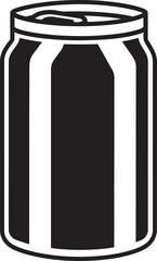 Quench Quest Refreshing Soda Can Icon Symbol Fizzy Fantasia Carbonated Beverage Vector Logo