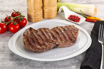 Rib eye steak grilled beef