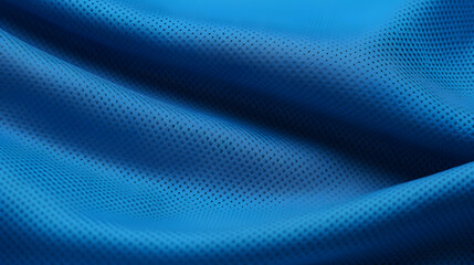 Blue abstract wave fabric background illustration with technology lines and wave halftone design