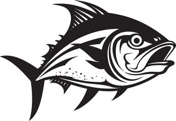 Nautical Nova Dynamic Tuna Logo Design Aqua Arcadia Abstract Tuna Icon