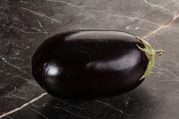 Ripe tasty natural organic eggplant