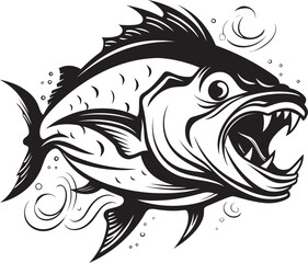 Coastal Classics Clean Tuna Fish Design Deep Blue Dynamics Tuna Lineart Concept