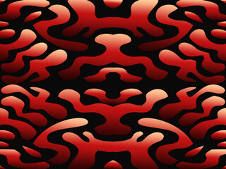 Gradient abstract pattern. Contemporary print collage. Fashionable template for design.