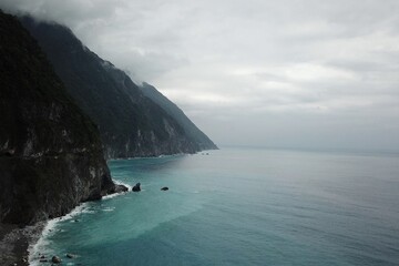 Obraz premium 清水斷涯 Qingshui Cliff in Hualien, Taiwan
