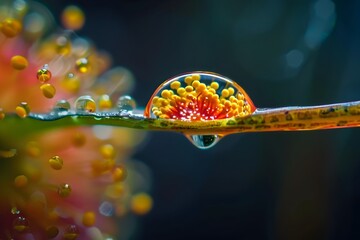 Boundless Experimentation:Photographers Unlock New Perspectives in the Enchanting Realm of Macro Photography - obrazy, fototapety, plakaty