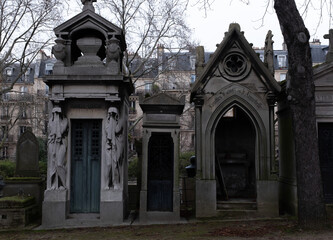 Monuments I've come across in the French cemeteries of Montparnasse and Pierre Lachaise (Paris). ...