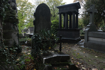Monuments I've come across in the French cemeteries of Montparnasse and Pierre Lachaise (Paris). ...