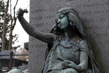 Monuments I've come across in the French cemeteries of Montparnasse and Pierre Lachaise (Paris). ...