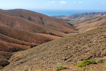 Ausblick von der Passhöhe La Tablada, Fuerteventura - 778756387