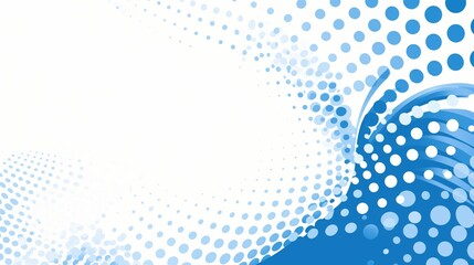 abstract blue wave background with dots pattern.