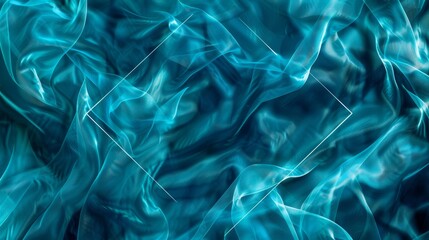   A blue background with wavy lines and two white rectangles in the center of the image - obrazy, fototapety, plakaty