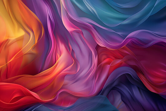 abstract colourful background, Generative Ai image