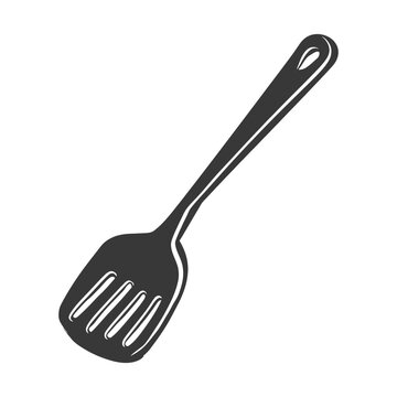 recommend clip art: Silhouette Spatula Cooking Tool black color only