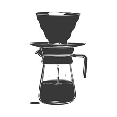 silhouette Vietnam drip coffee ready to drink black color only