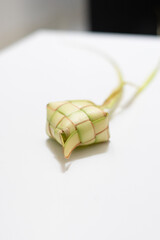 Eid ketupat. Typical Asian food that is often served at home during Eid.