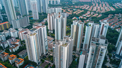 panoramic view of the city, aerial view of the city, buildings scene, biuldings in the city, top view of buildings in the city	