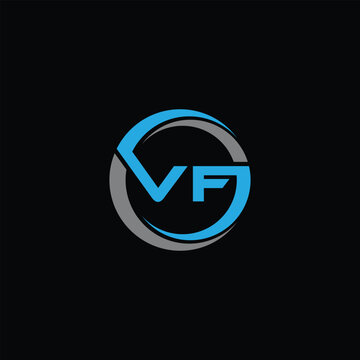 Letter VF luxury logo design vector