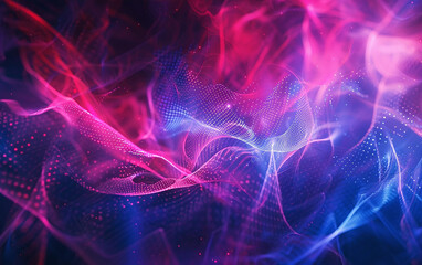 Dynamic Neon Light Network Visualization