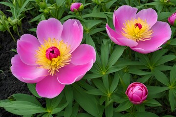 Fototapeta premium Paeonia suffruticosa
