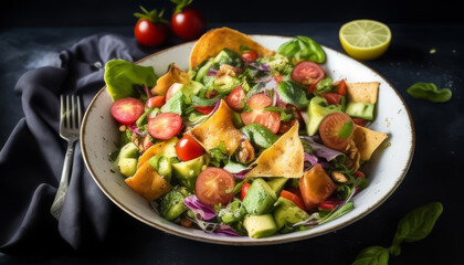 Lebanese Fattoush Salad