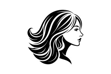 woman-beauty-hair-spa-salon-logo-design vector illustration 