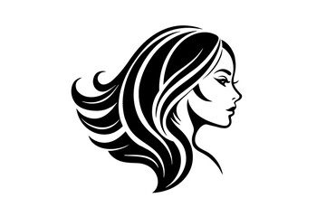 woman-beauty-hair-spa-salon-logo-design vector illustration 