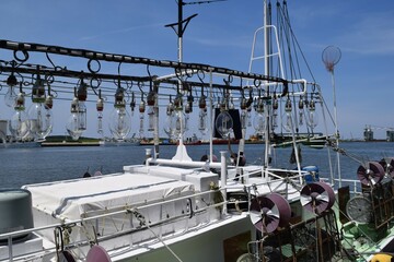 イカ釣り漁船 山形県庄内浜