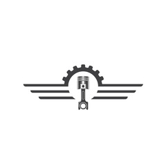automotive sparepart icon vector concept design template