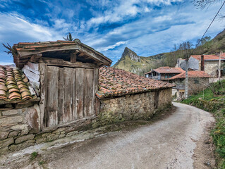 Ligüeria village, Piloña municipality, Asturias, Spain
