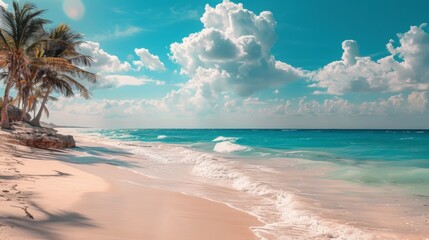 a beautiful beach, asian sea