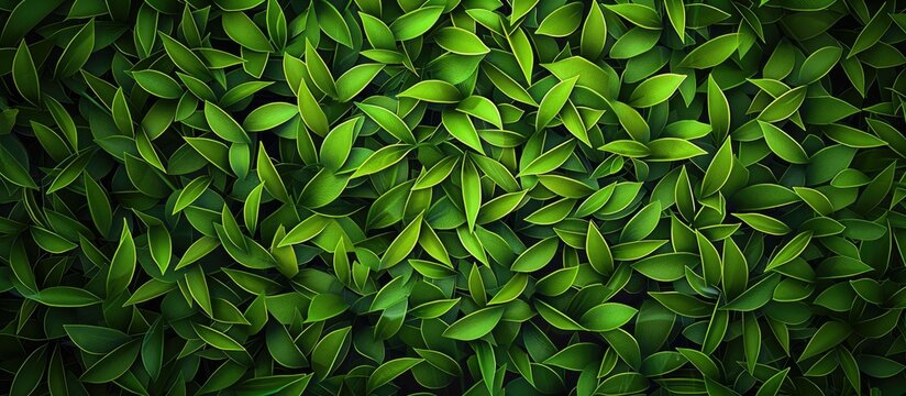 A closeup image featuring a cluster of lush green leaves set against a dark backdrop, showcasing the beauty of plant life in nature