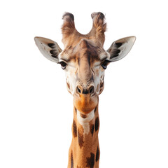 Giraffe staring at the camera