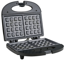 Belgian waffle maker isolated on a transparent background.