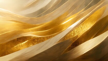 luxury abstract in gold a sleek and contemporary digital art piece showcasing rich textures and opulent patterns