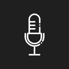 microphone icon vector