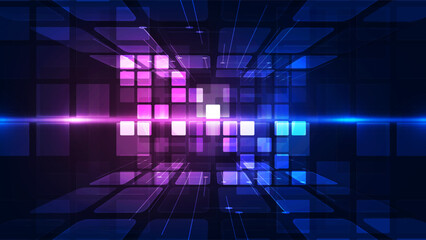 Abstract technology background. Vector illustration. Can be used for wallpaper, web page background, web banners.