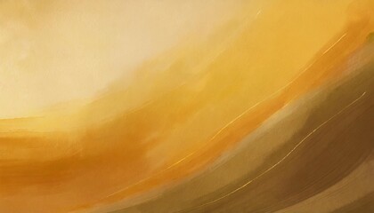 abstract watercolor paint background dark orange gradient color with fluid curve lines texture